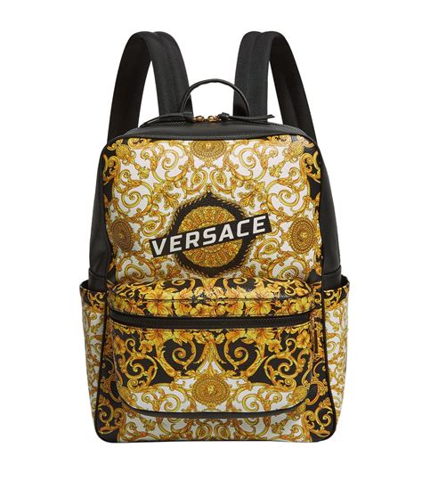 baroque print versace|Versace baroque backpack.